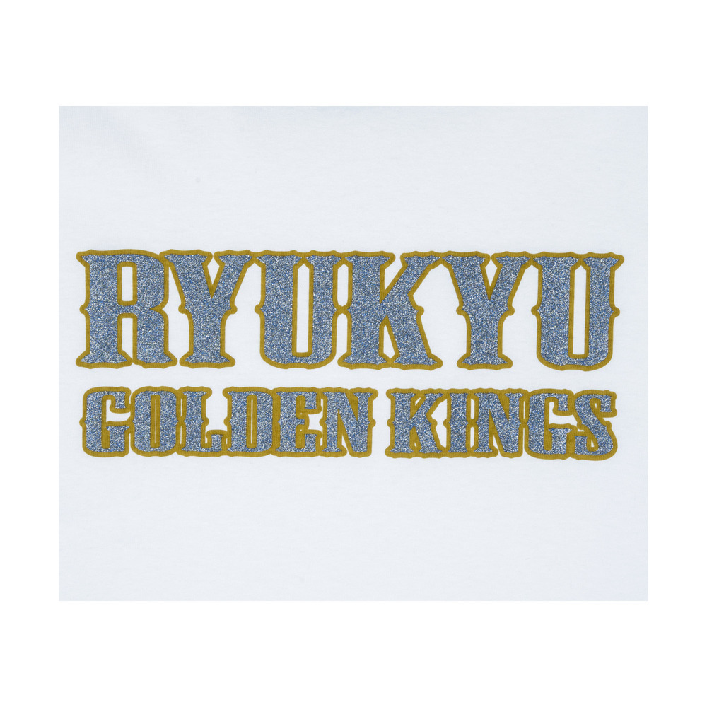 【新商品】テキストロゴ グリッターTシャツ 詳細画像 ホワイト 5